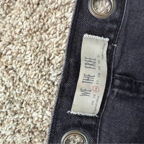 Free people Black Denim Shorts - Picture 3 of 4